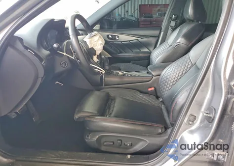 2020 Infiniti Q50 Red Sport 400 z USA, uszkodzony, nr VIN JN1FV7AP9LM630230